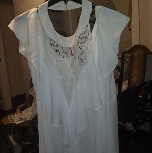 Ashley Stewart white dress